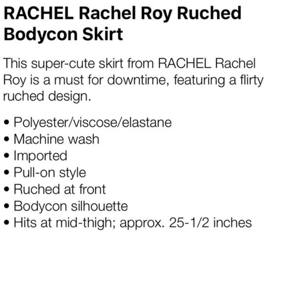 Ruched Grey Skirt - Picture 4 of 4